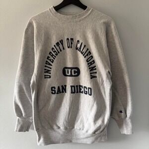90s University of California UC Reverse weave